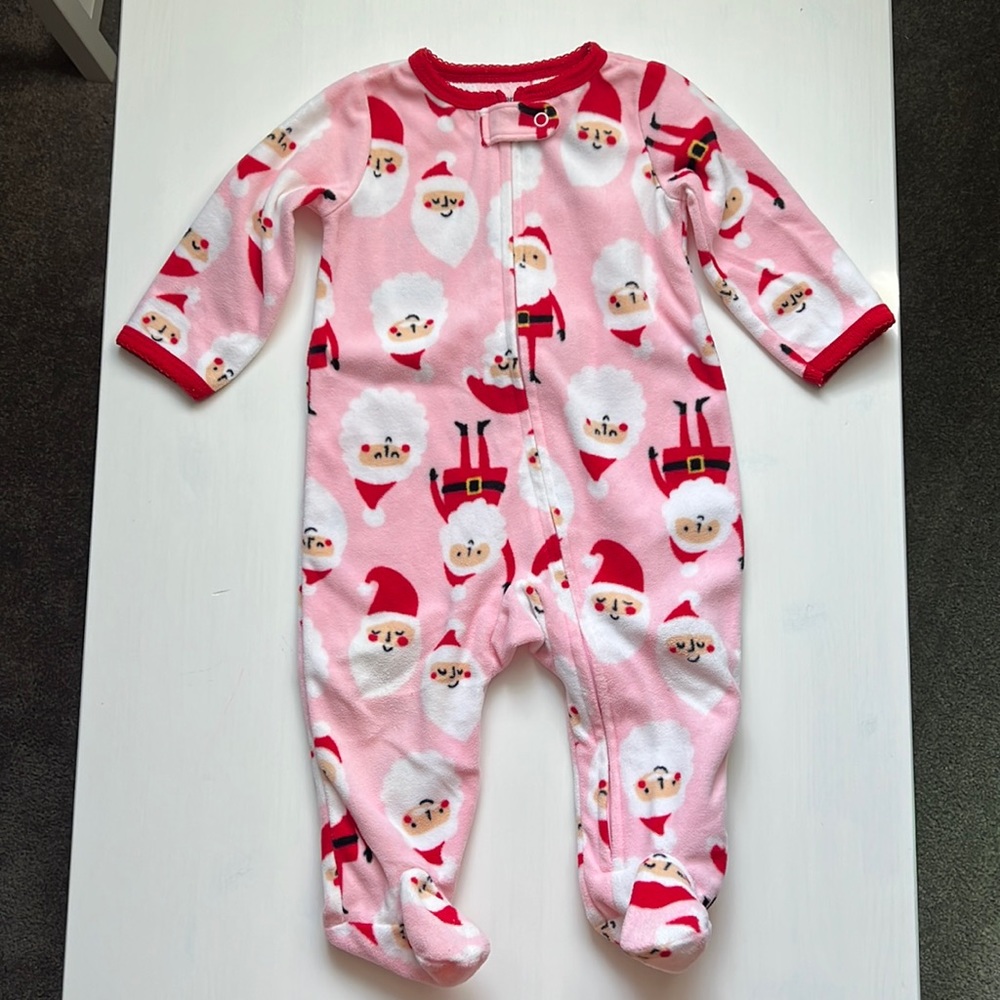 Fleece Santa Pajamas